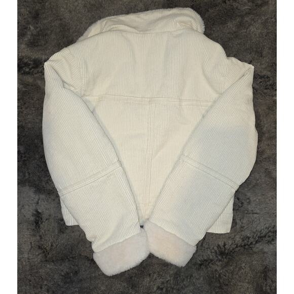 Angel Kiss Cream Teddy Jacket Plush Faux Fur sharpa And Fur XS - Picture 6 of 6
